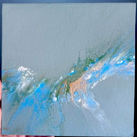 Dutch Paint Pour Painting - Picture 2 of 2